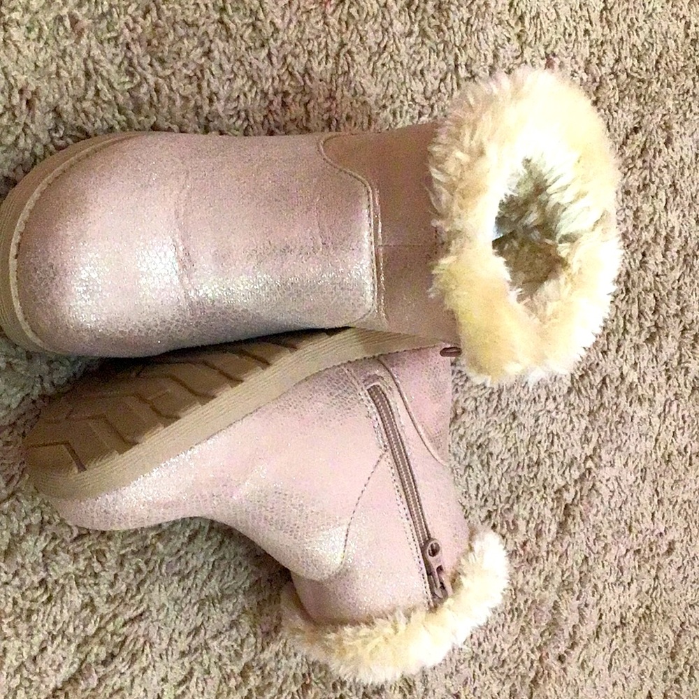 Pink boots